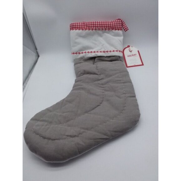 Pottery Barn Kids Benjamin Red Car Christmas Tree Gifts Holiday Stocking Quilted - Picture 6 of 11